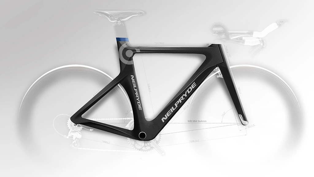 The Bayamo's carbon fiber frame is the result of computational fluid dynamic analysis and wind tunnel testing
