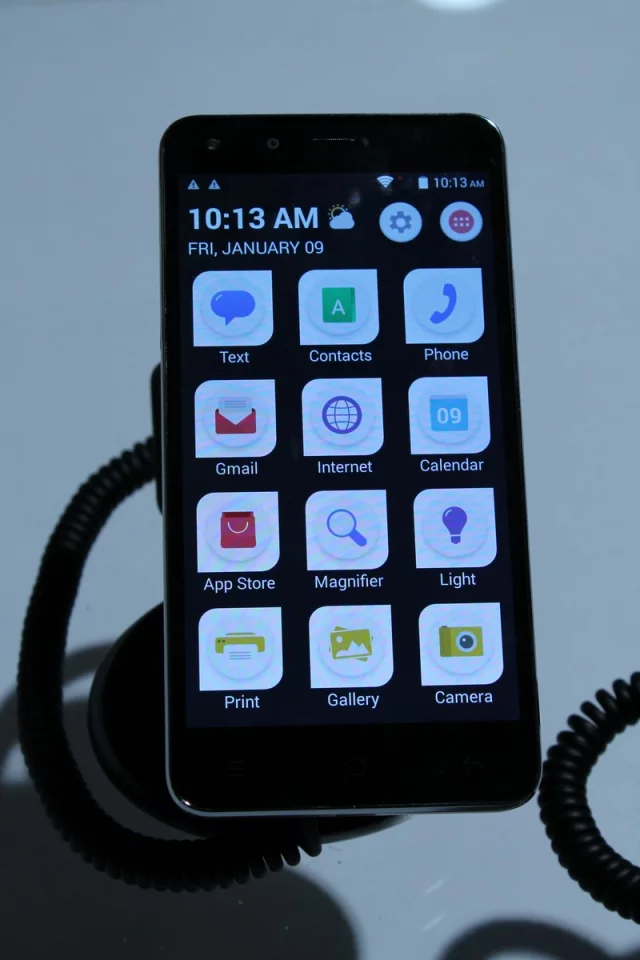 The home screen (Photo: Eric Mack/Gizmag.com)