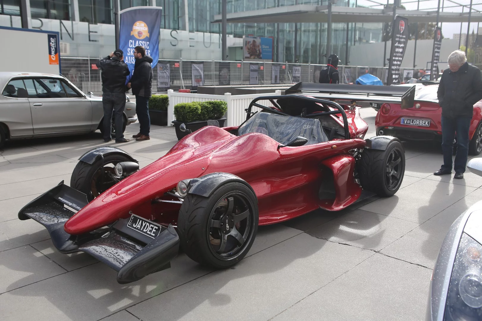 JayDee's new wheels ... the 700 hp, 700 kg Quantum. Watch for a feature soon