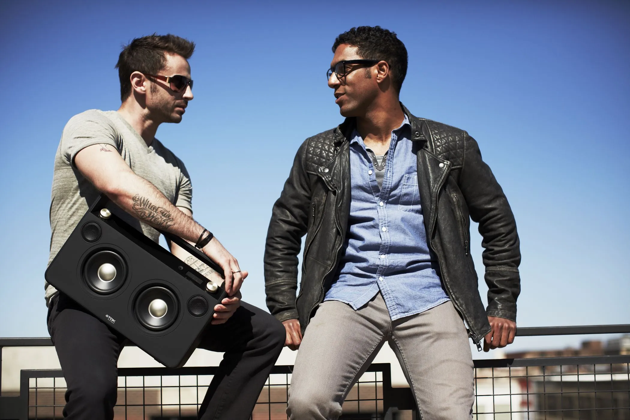 The heavy D-class batteries of the original Boombox have also been ditched in favor of a rechargeable internal battery