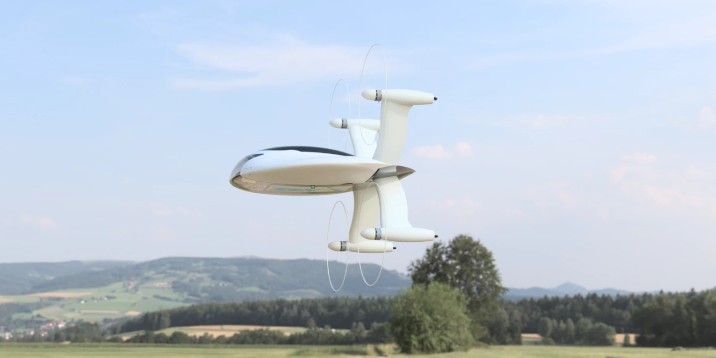 The propulsion system has now merged with the landing gear