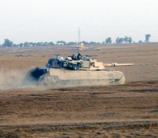 An Abrams at speed
