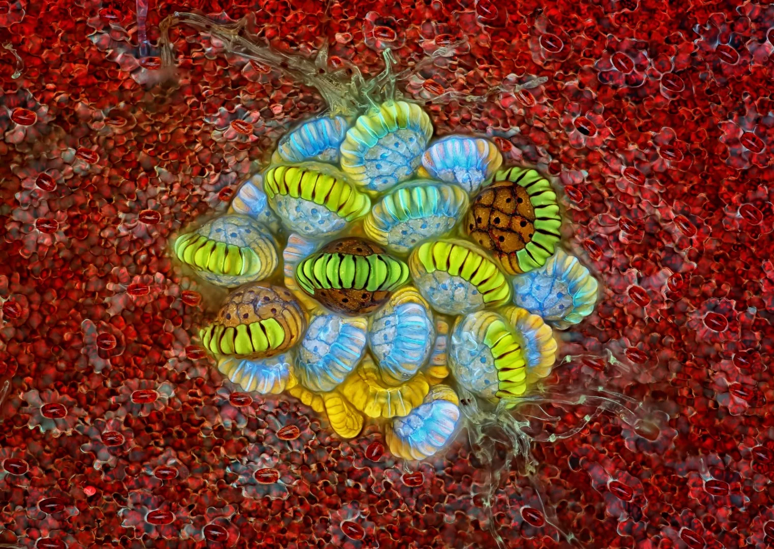 2nd Place, Fern sorus (structures producing and containing spores)