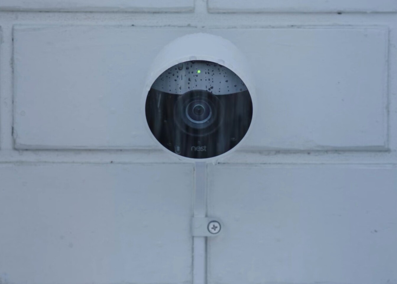 An IP65 rating means the Nest Cam Outdoor is able to handle most weather conditions – but don't drop it in the sink