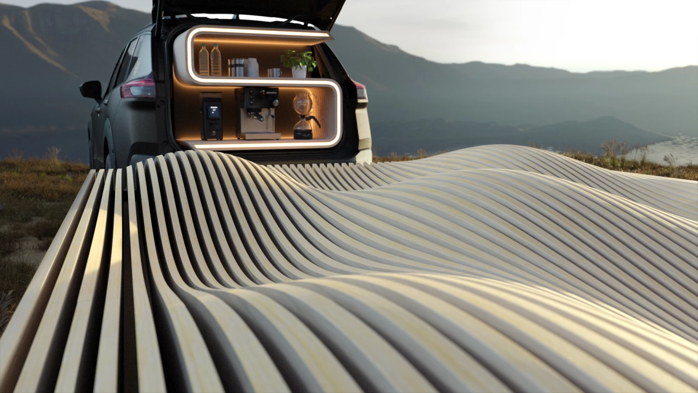 We assume those curves are properly designed to cradle the body in a cozy, ergonomic lounge – if not, that's going to be one uncomfortable place to "unwind"