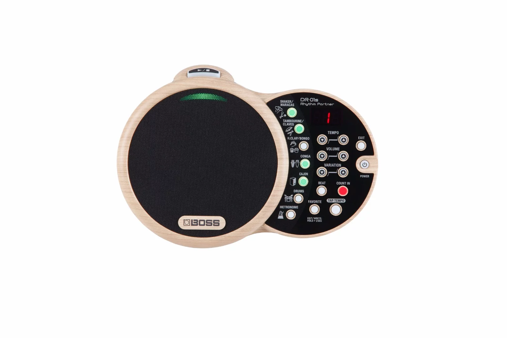 The Dr-01S has its own sound system, which includes a 4-inch custom speaker