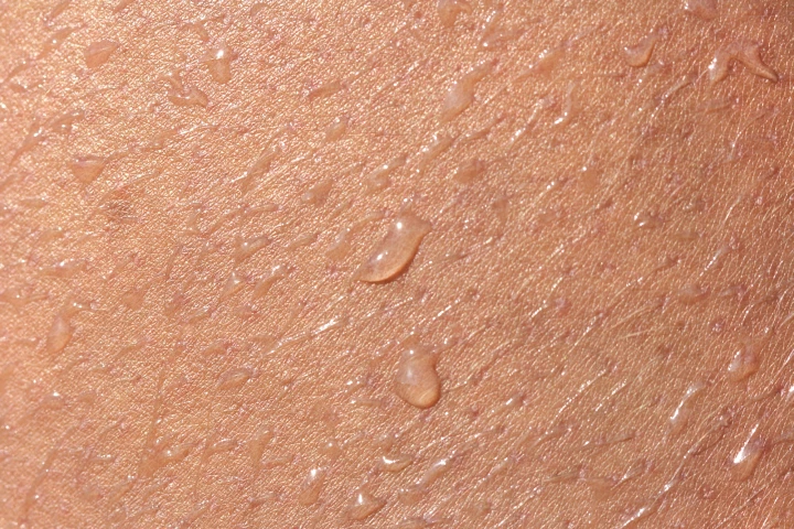 Concentrations of certain biomarker chemicals in sweat have been found to correlate to those in the bloodstream