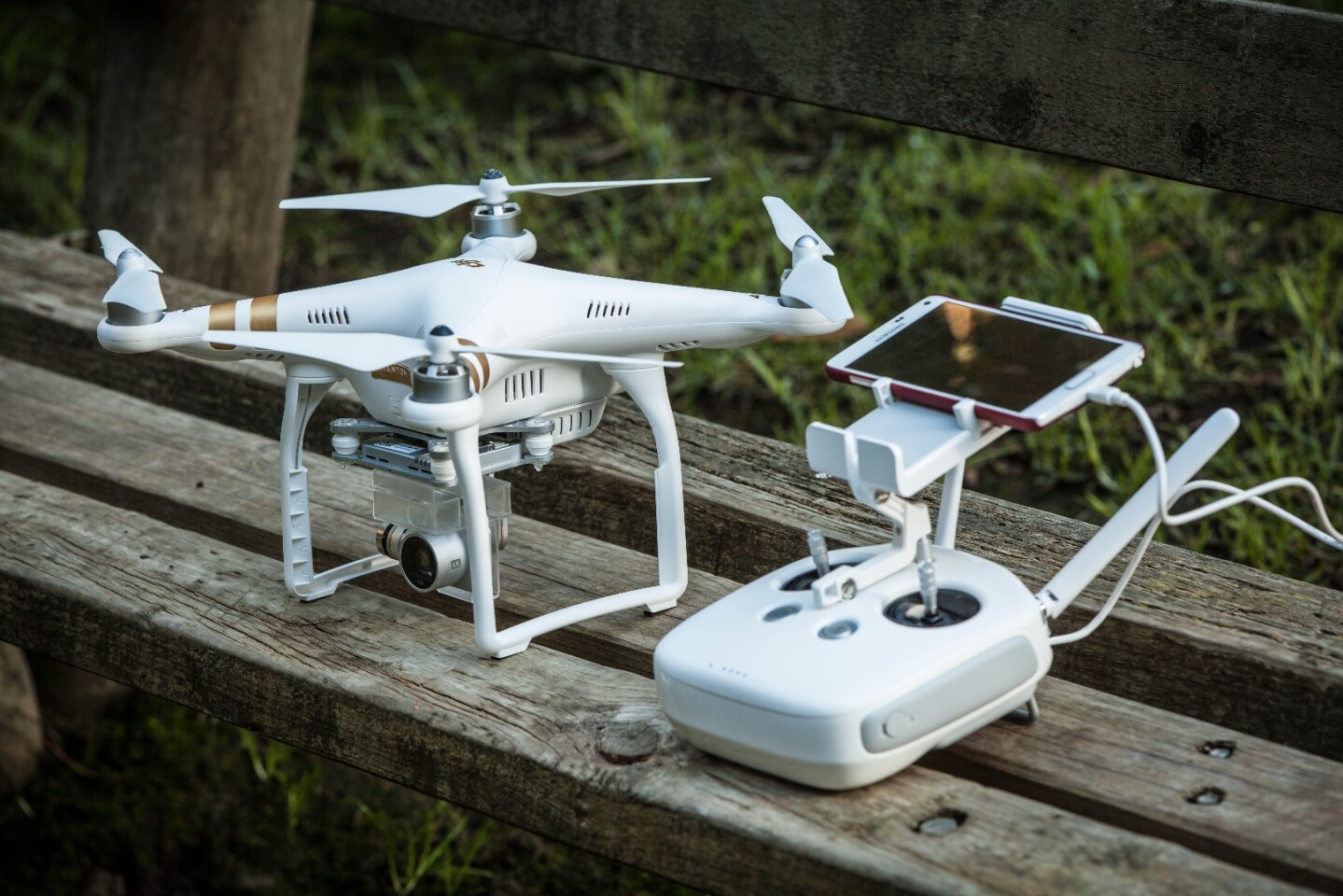 DJI's Phantom 3 Professional - the clear leader in the all-in-one camera drone segment, with daylight second