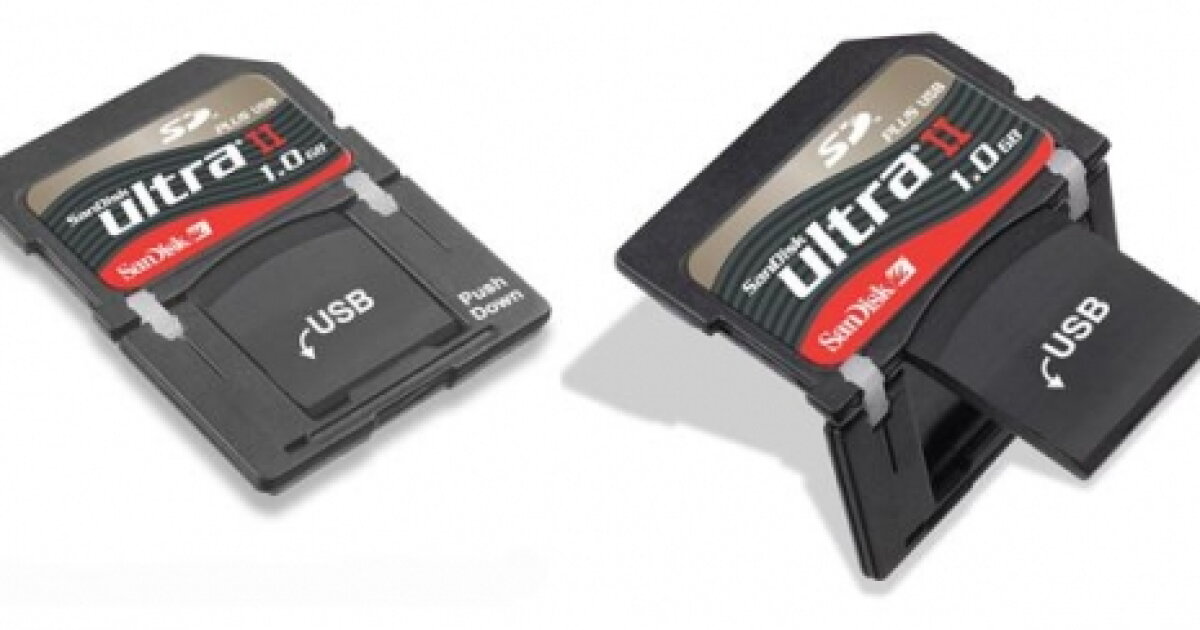 SD Memory Card With Built-In USB Connectivity