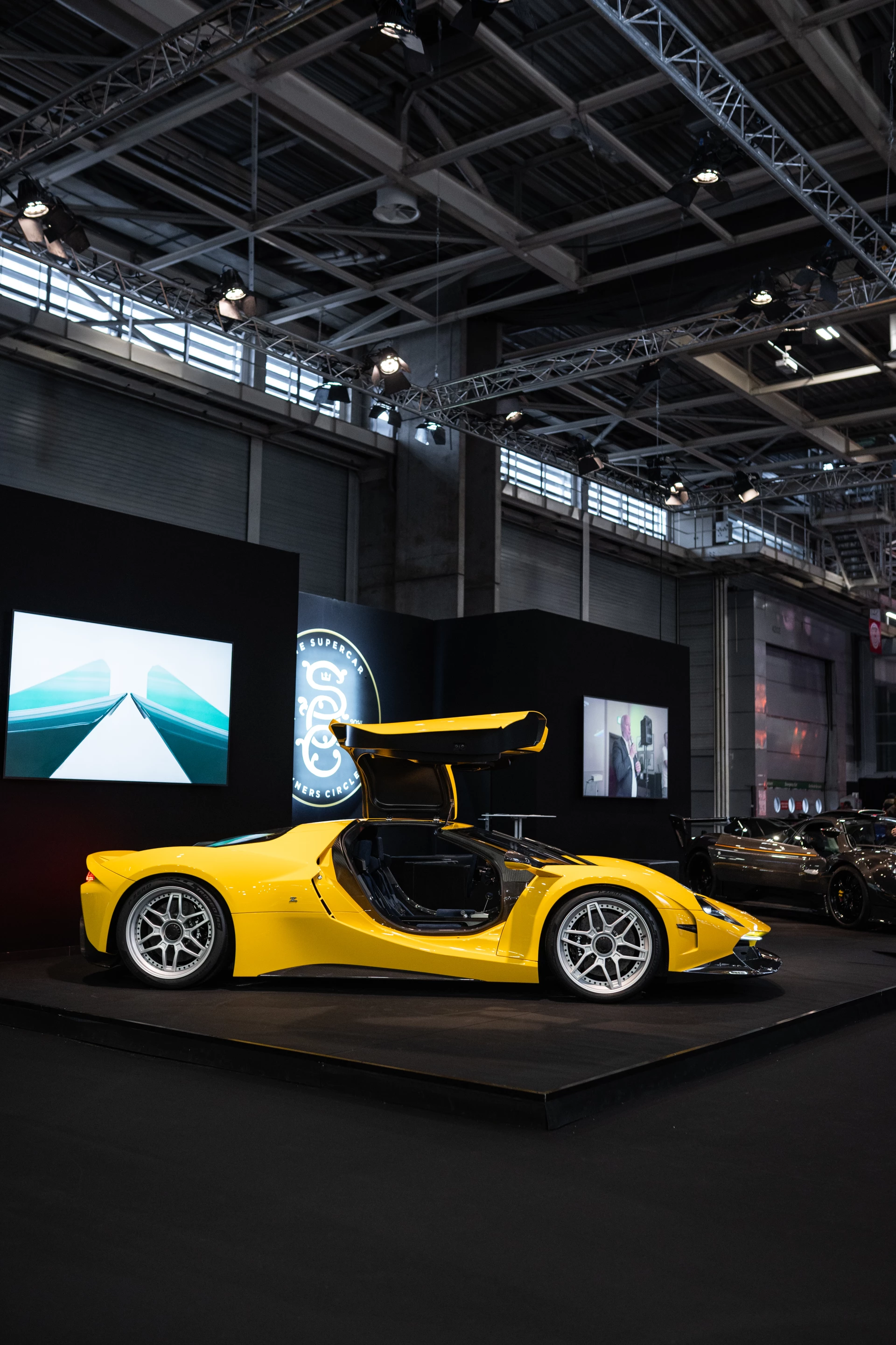 For those interested, trunk space (up front) in the 01 Zagato is 110 liters