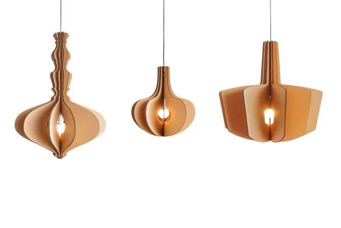 The Cartonado also comes as a suspended lampshade