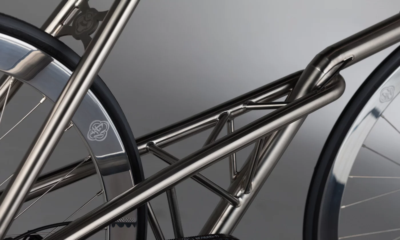 One is used in the main part of the frame, another in the "truss" at the bottom, and another in parts such as the bottom bracket, headset, steerer tube and seat clamp