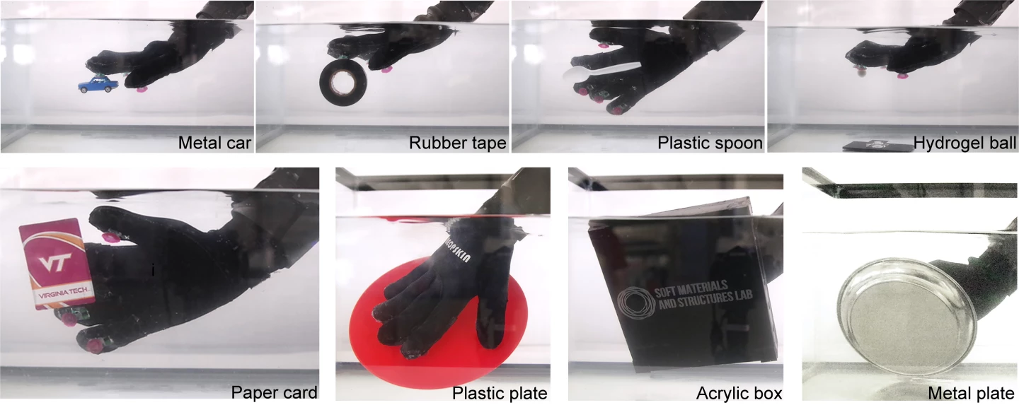 A new octopus-inspired glove can grip onto underwater objects using a delicate touch
