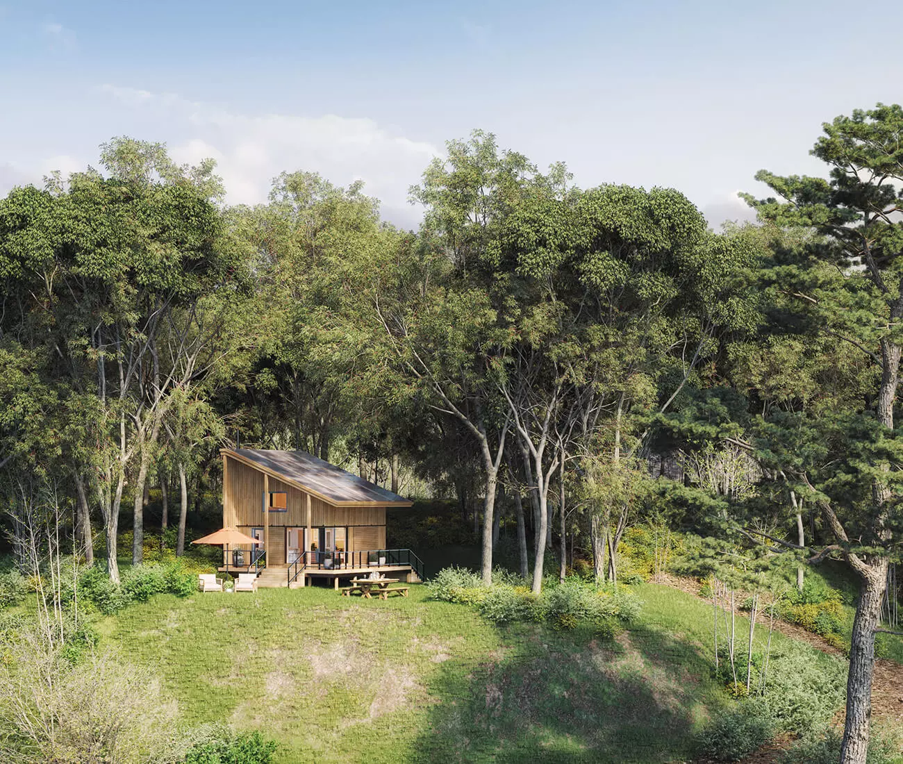 The CABN homes are designed for optimal performance, ensuring constant comfort regardless of the climate