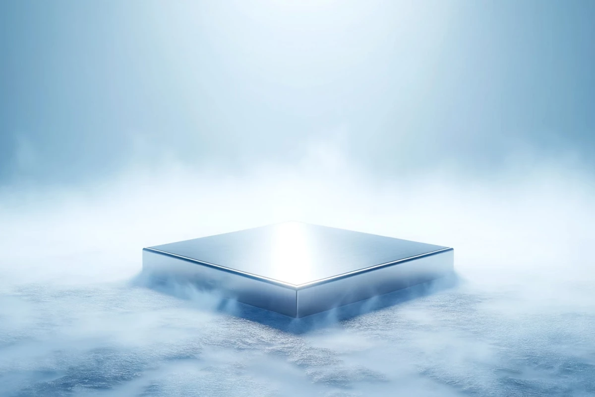 Cryogenic cooling down to temperatures approaching absolute zero, here illustrated using AI tools, has just become much faster and cheaper