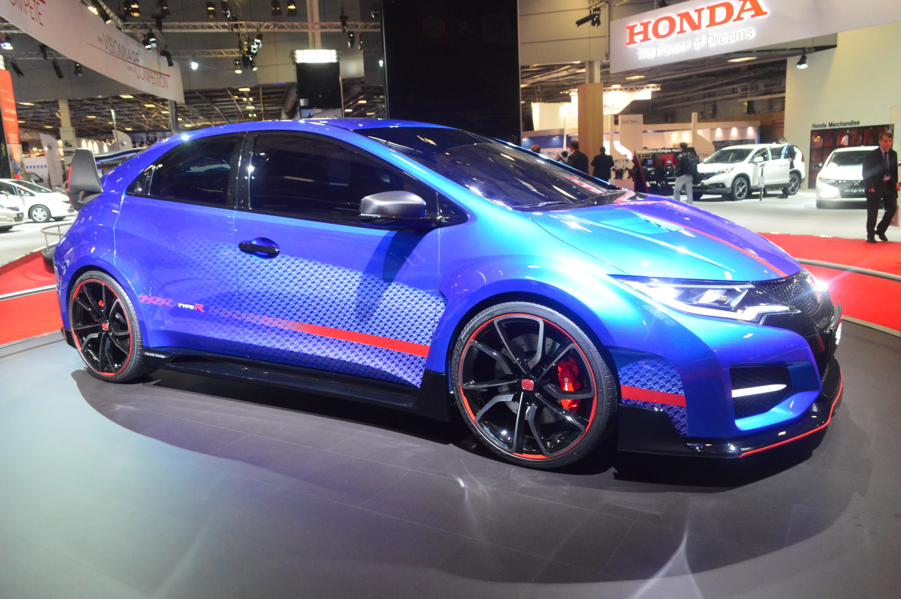 The Honda 2015 Civic Type R at the Paris Motor Show (Photo: C C Weiss/Gizmag)