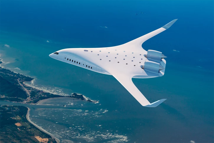 Ultra-efficient blended wing airliner: The perfect hydrogen platform?