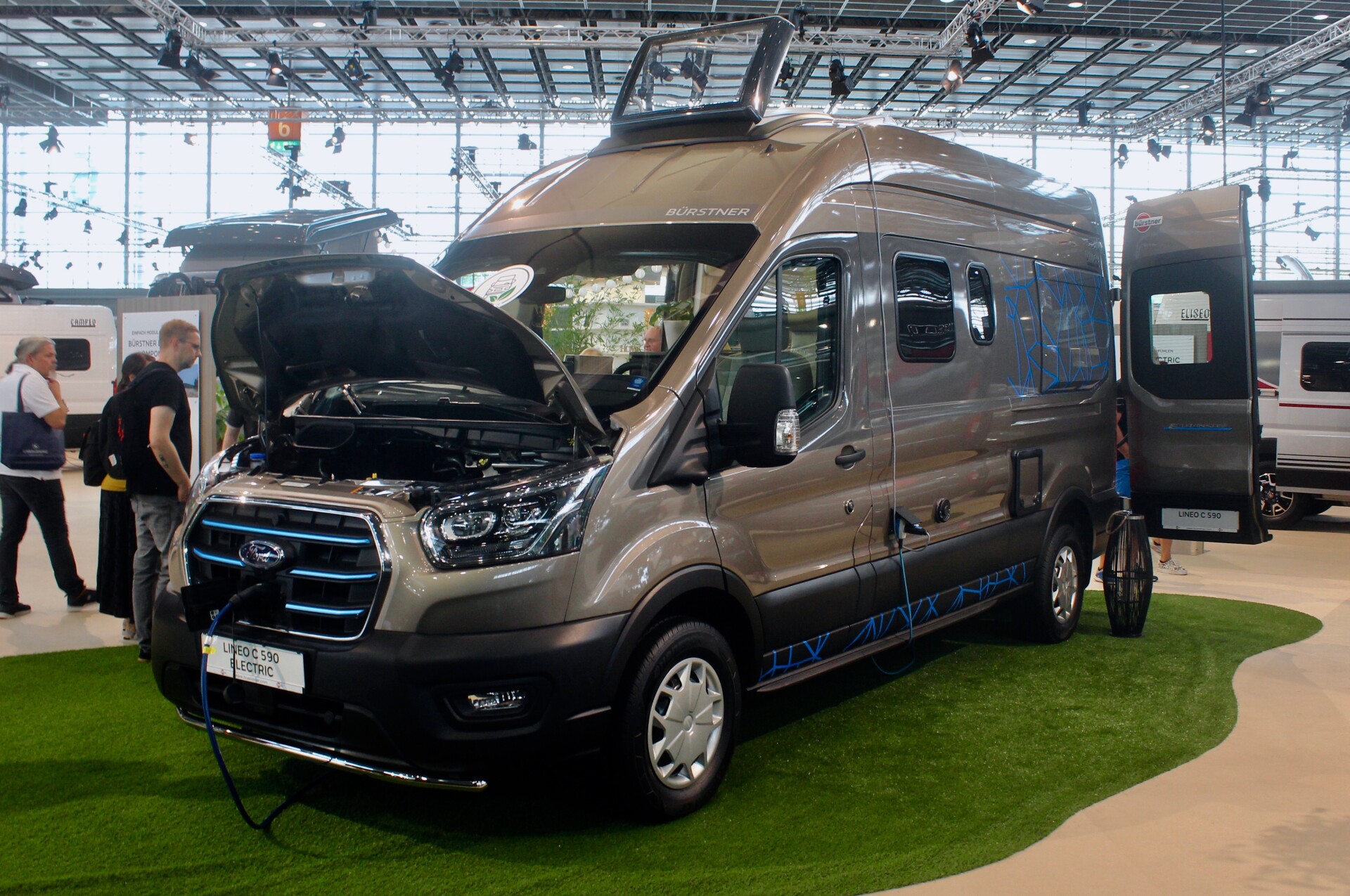 Bürstner creates the first electric camper van atop a Ford ETransit
