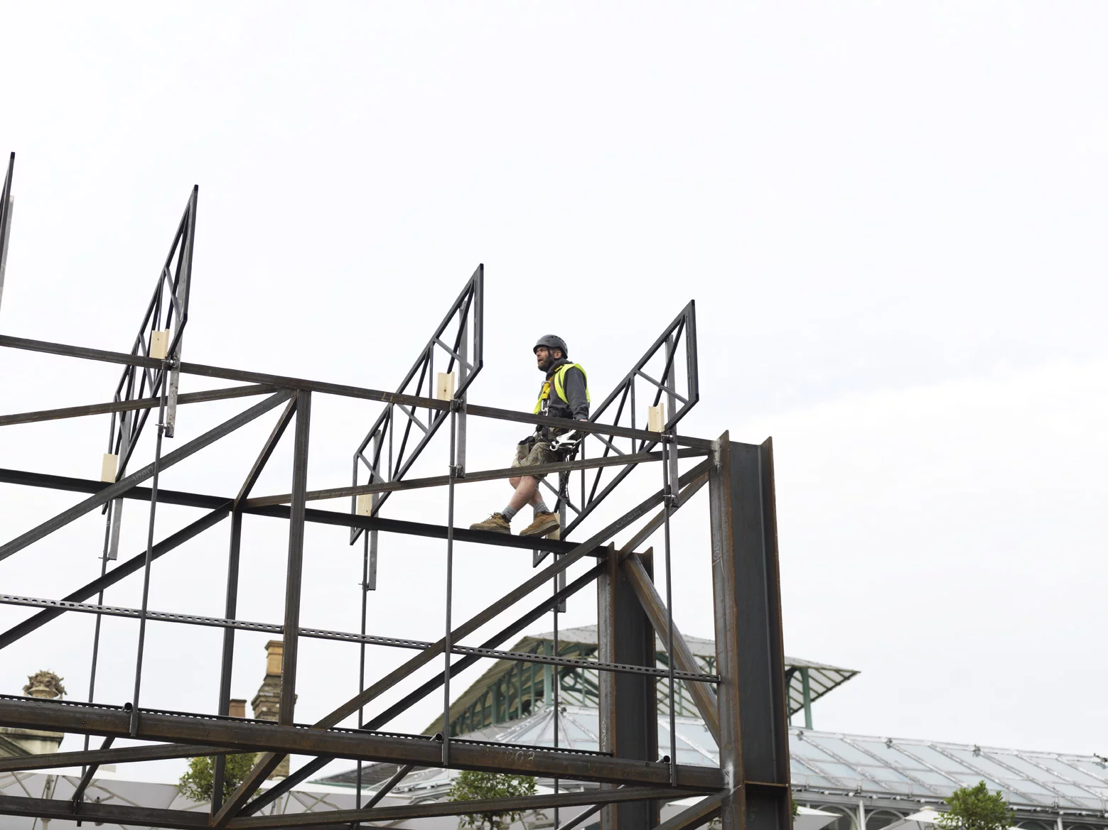 The building is made from polystyrene, with a steel framework (Photo: Chris Tubbs)