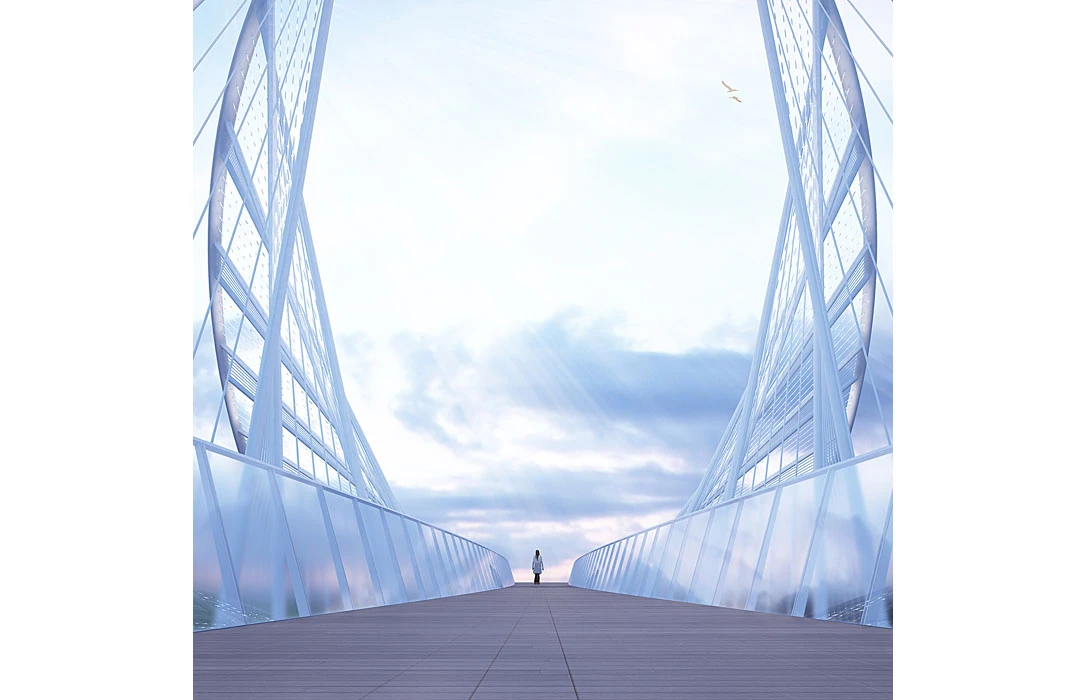 The intent, then, is to create an iconic design to put the locality, Salford Meadows, on the proverbial map (Image: penda)