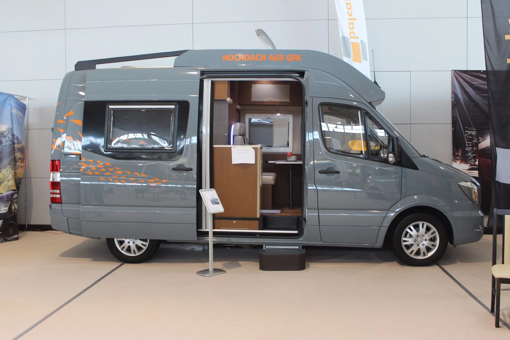 Bolcamp high-roof Sprinter camper van