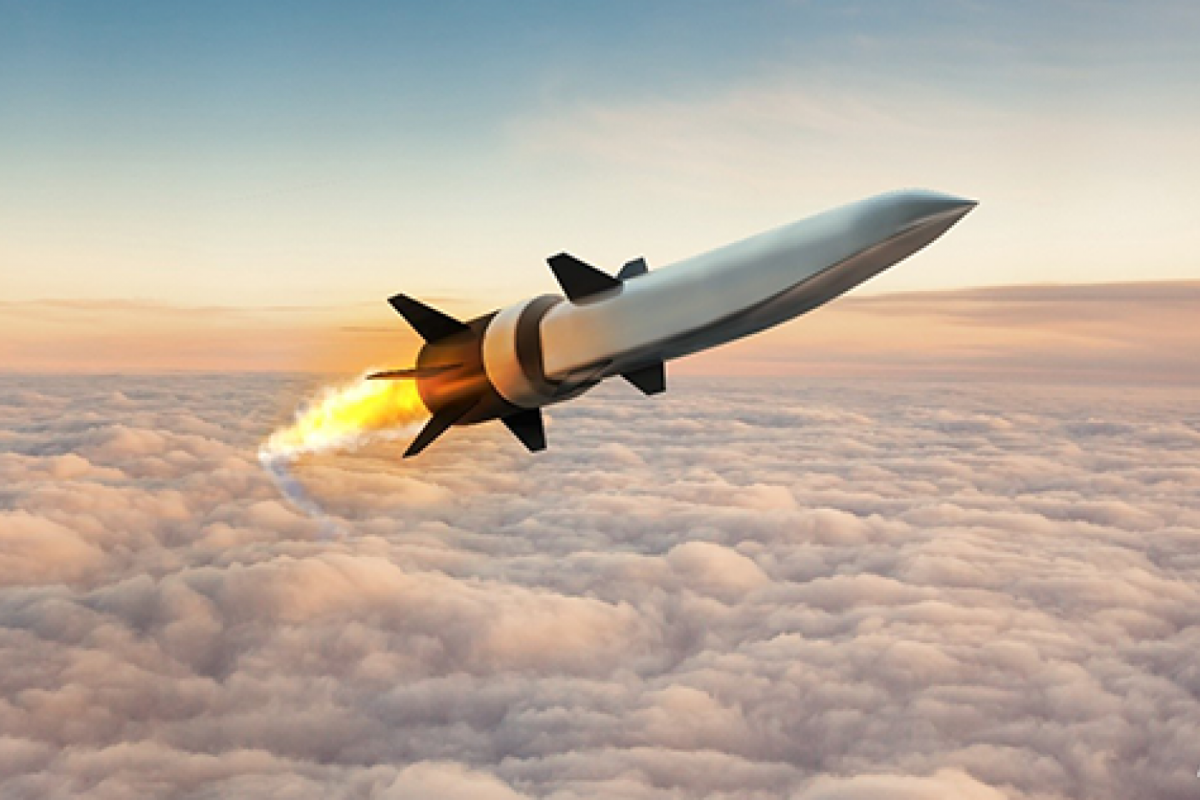 Artist's concept of a scramjet-powered Hypersonic Air-breathing Weapon Concept, or HAWC