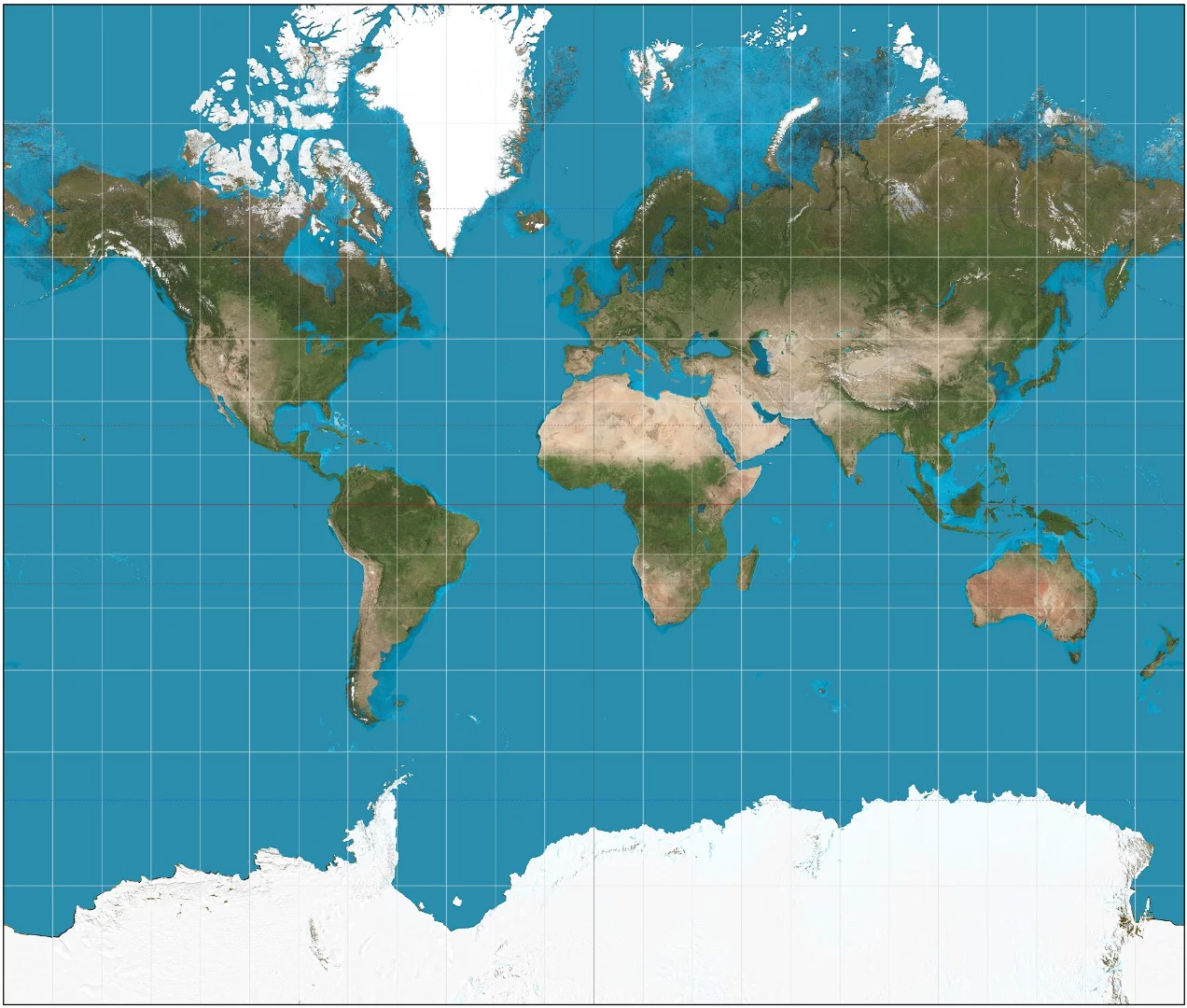 The Mercator Projection: the most common world map you'll see