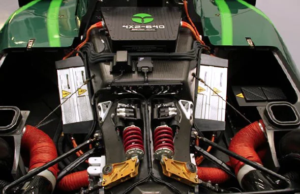 The Drayson 4X2-640 drivetrain