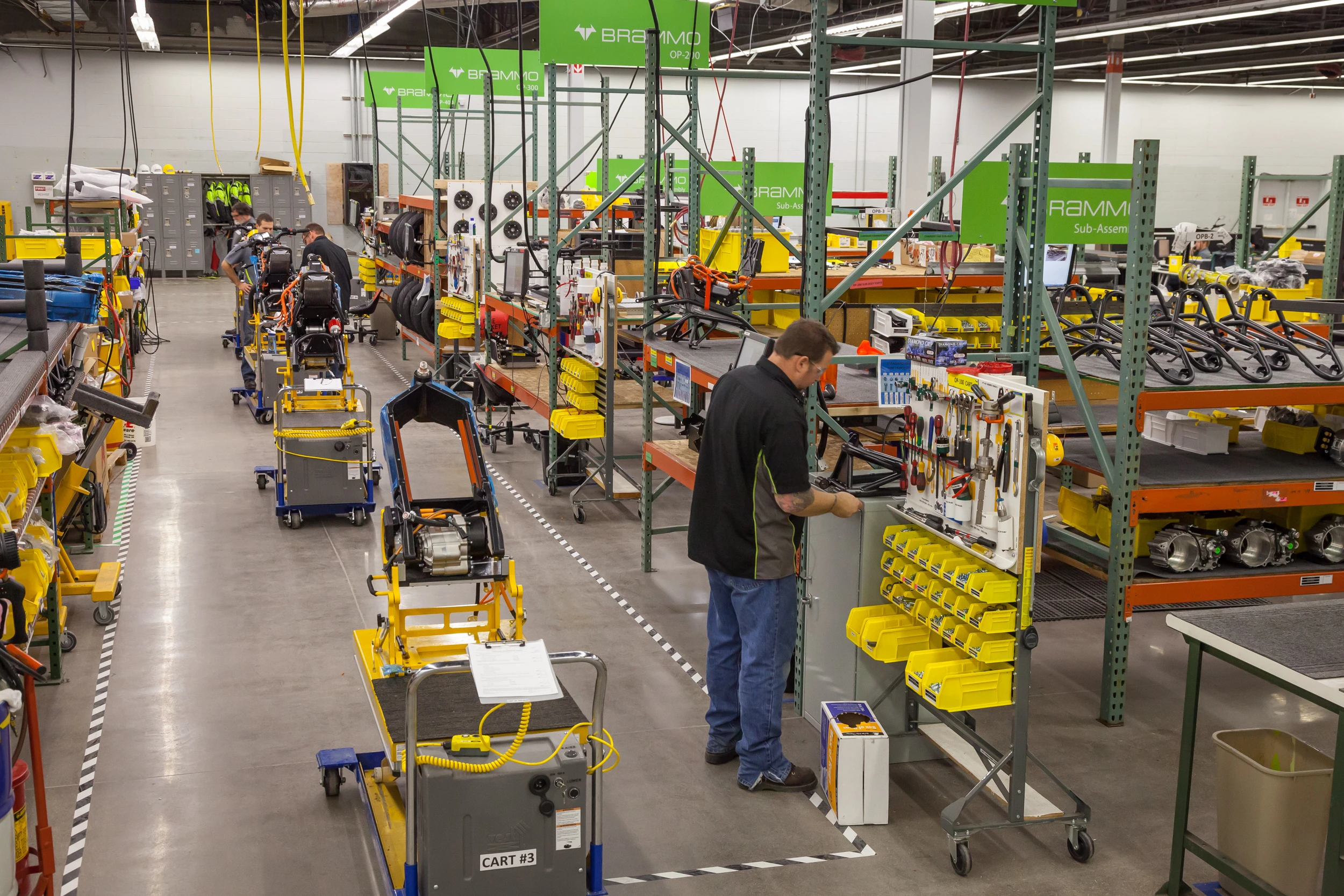 Brammo’s new 100,000 sq ft campus in Southern Oregon is home to the world’s largest electric motorcycle facility