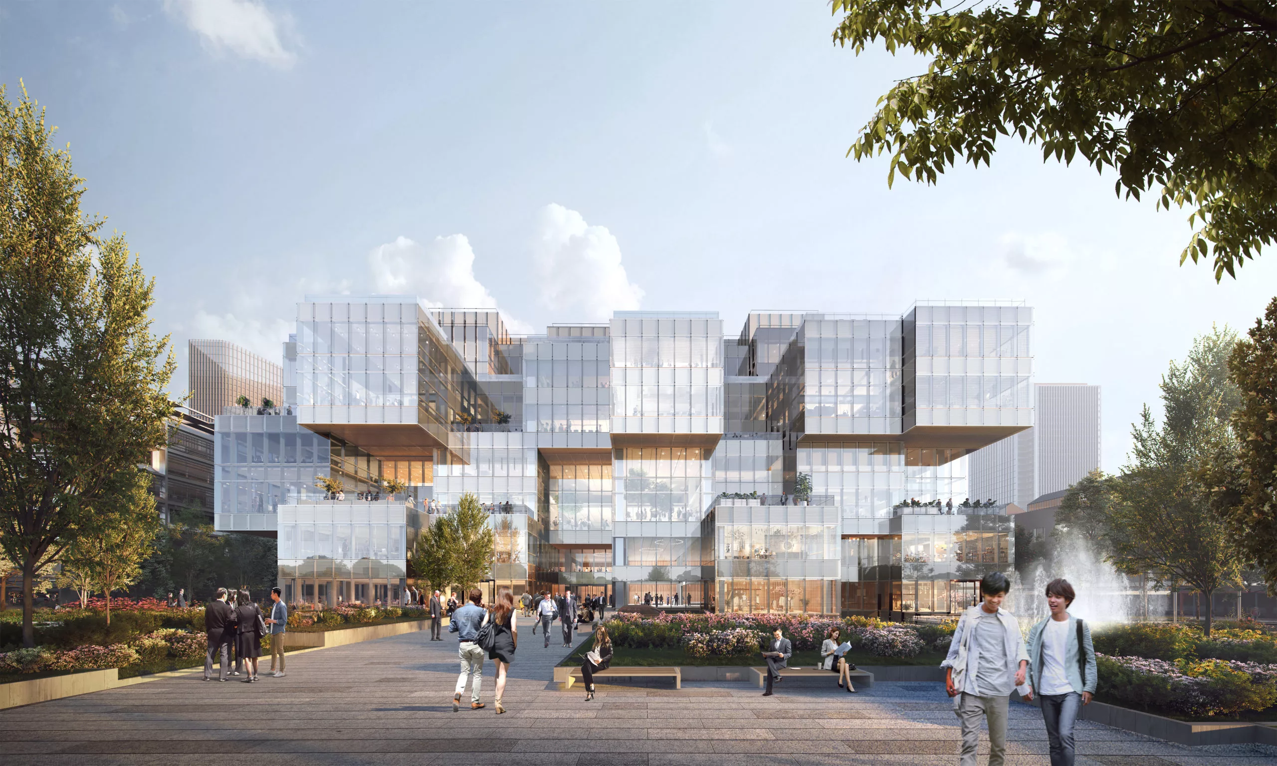 The Alibaba Shanghai Campus Headquartersis designed to resemble a cloud, says designer SOM