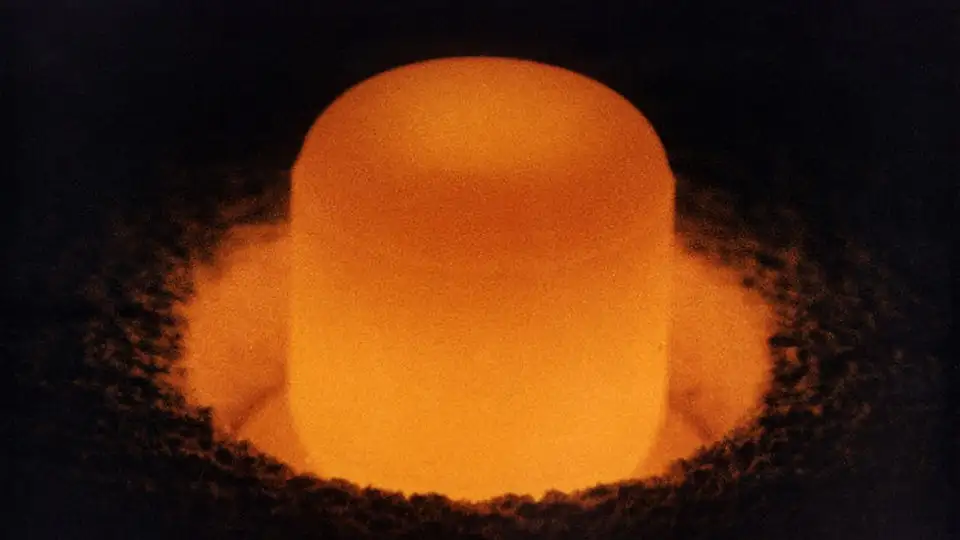 A plug of PU-238 fuel