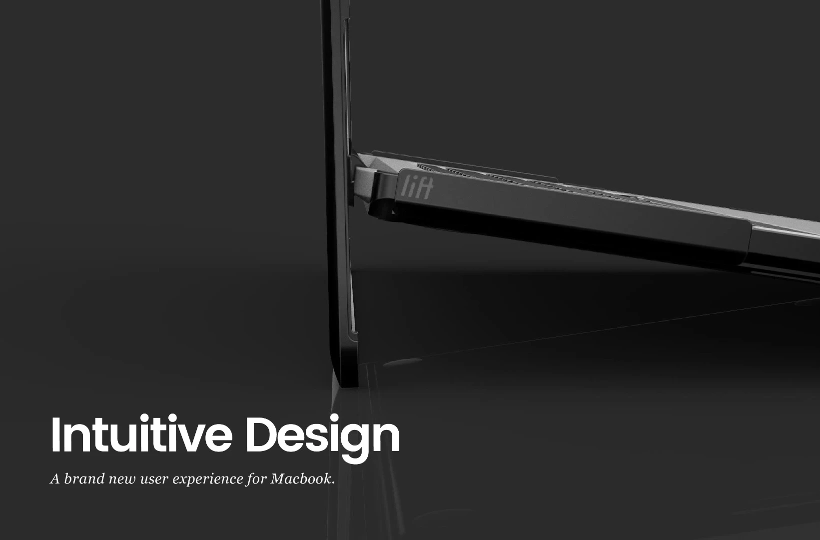 The Lift and Go covers the ports on the Macbook