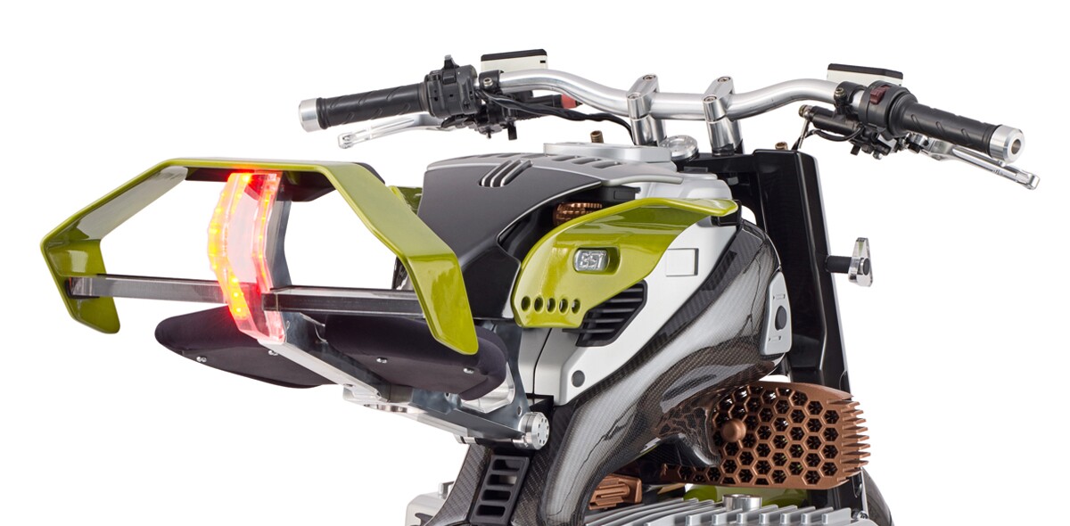 Transparent taillight looks amazing