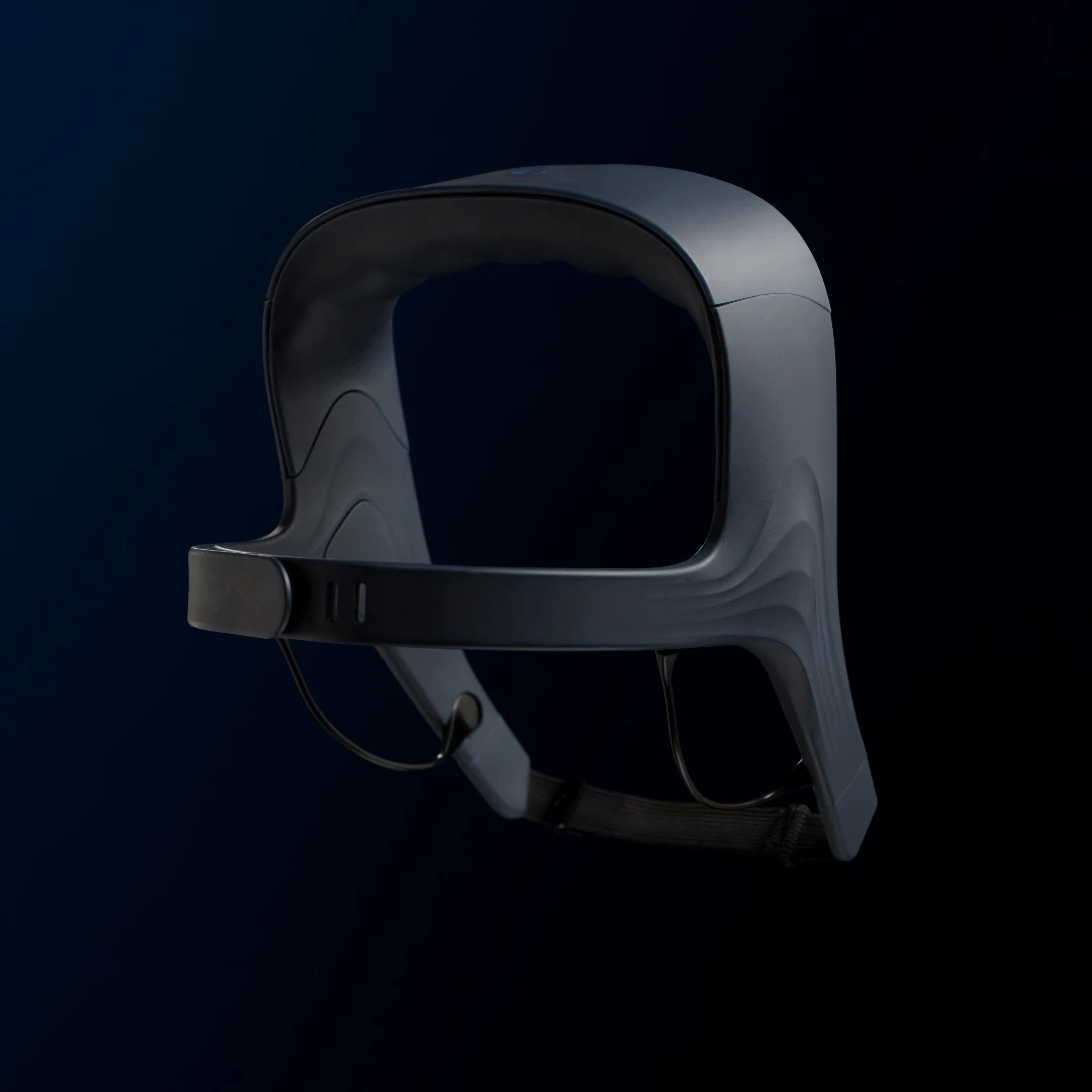 The Dreem headset is made of a lightweight silicone polymer