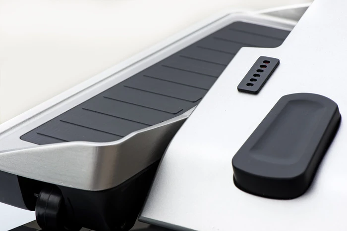 The resistance of the device is adjustable, to ensure that it can be set to a level that the user finds comfortable