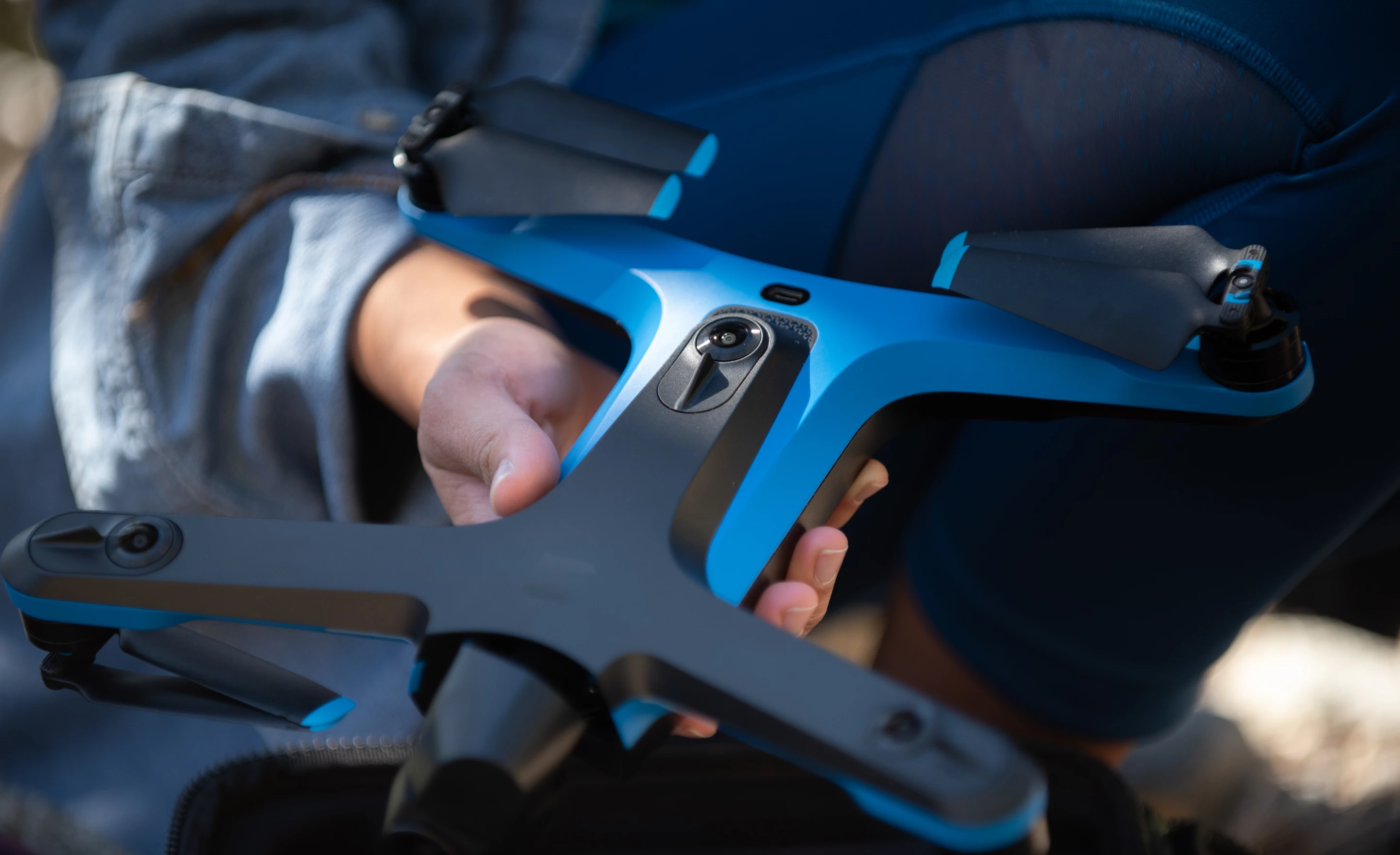 The Skydio 2 is portable, but not as portable as the Mavics
