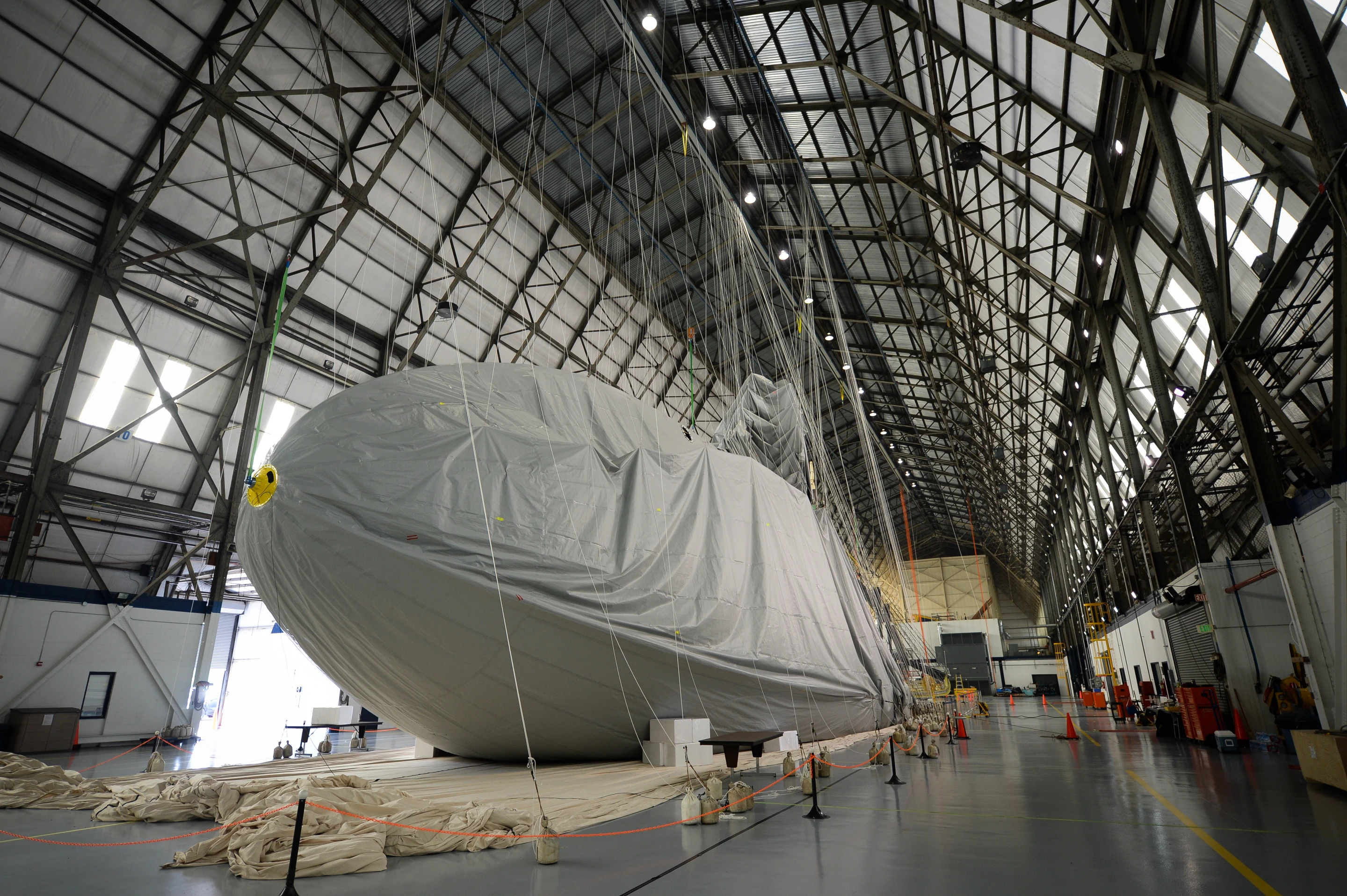 The NT-design takes shape at Goodyear's Wingfoot Lake Hangar in Suffield, Ohio