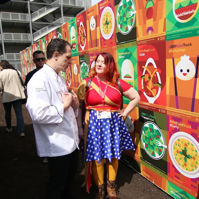 Each day of SXSW, people cast their votes via Twitter for the type of dish they would like Watson to serve up