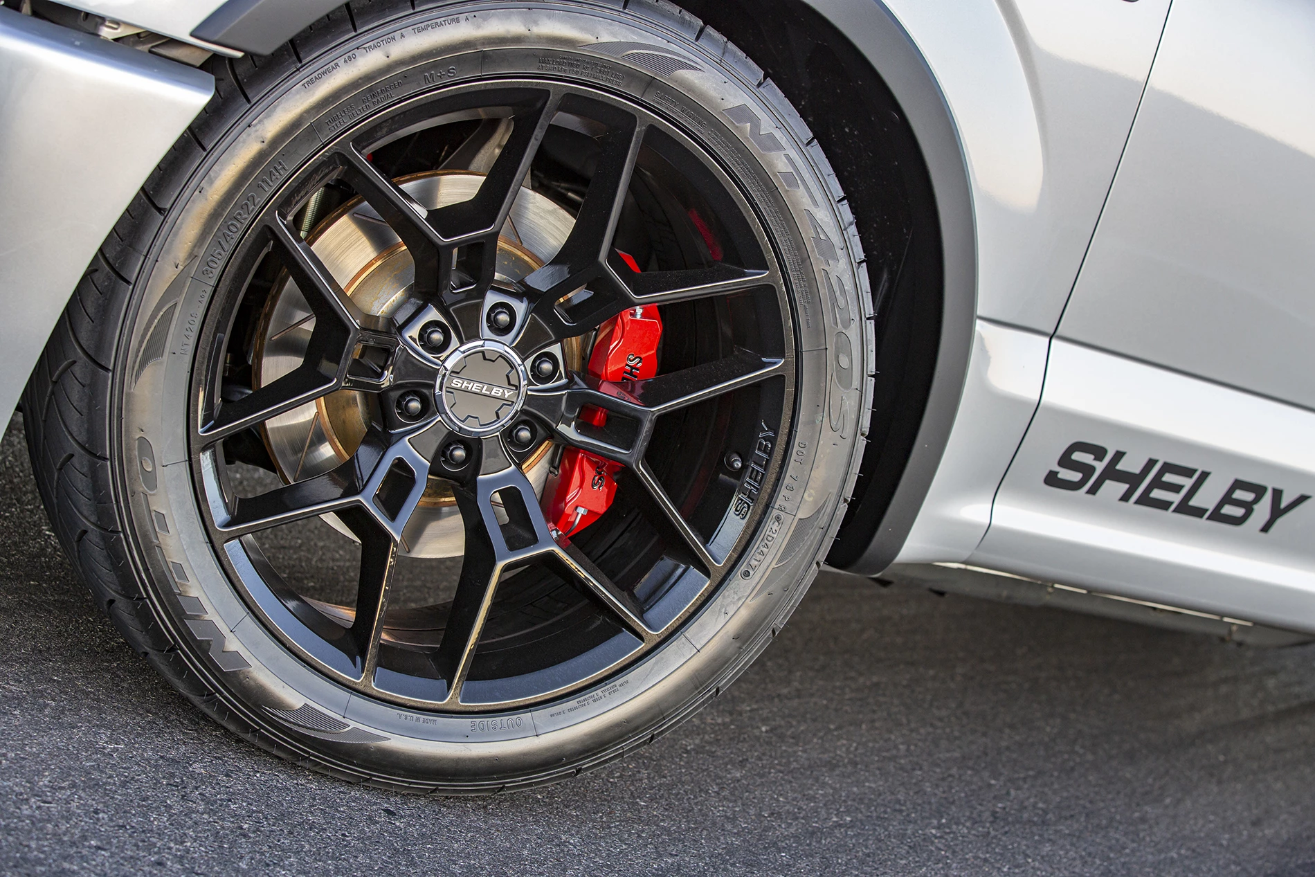 The brakes are red, so you know they're good