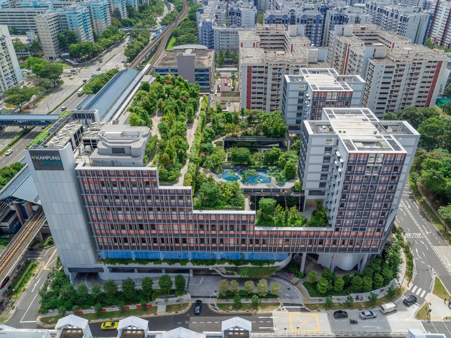 Kampung Admiralty - Singapore, by WOHA, won the Urban Habitat Award - Single Site Scale award