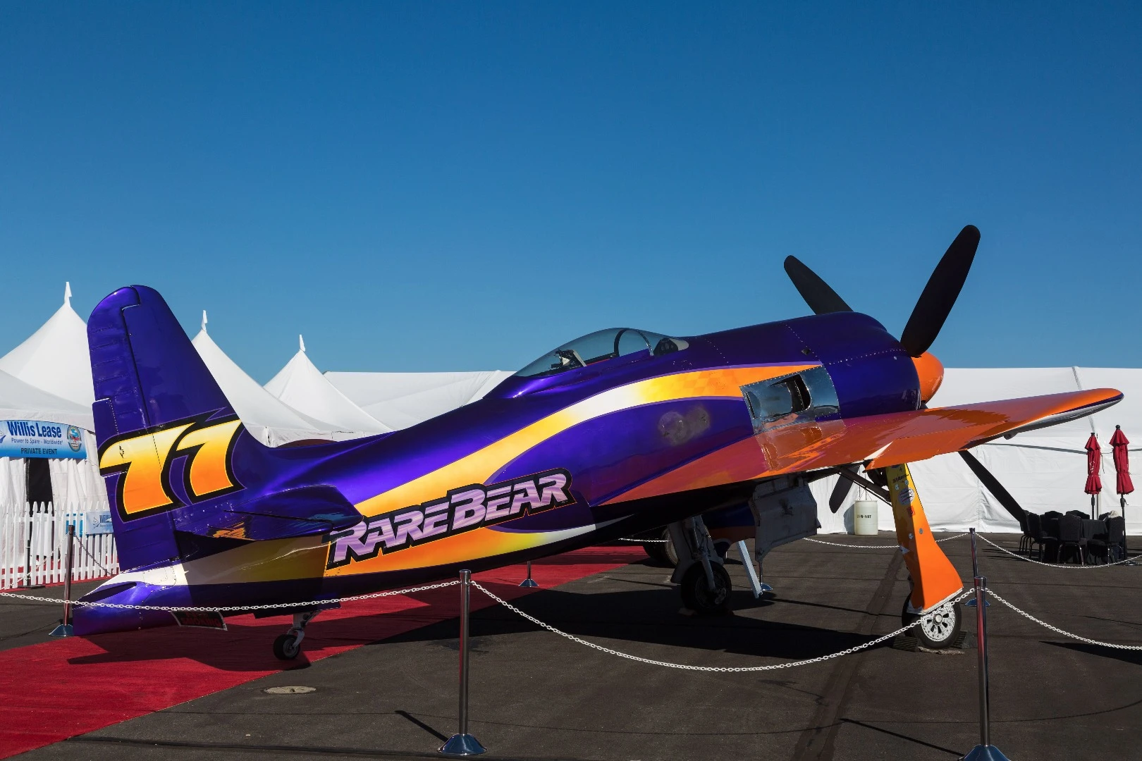 Unlimited plane Rare Bear did not fly in 2016 due to divorce proceedings between the owner and his ex wife.
