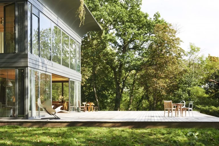 Renowned French designer and architect Philippe Starck recently teamed-up with Slovenian prefab firm Riko to produce P.A.T.H. (Photo: Starck with Riko)