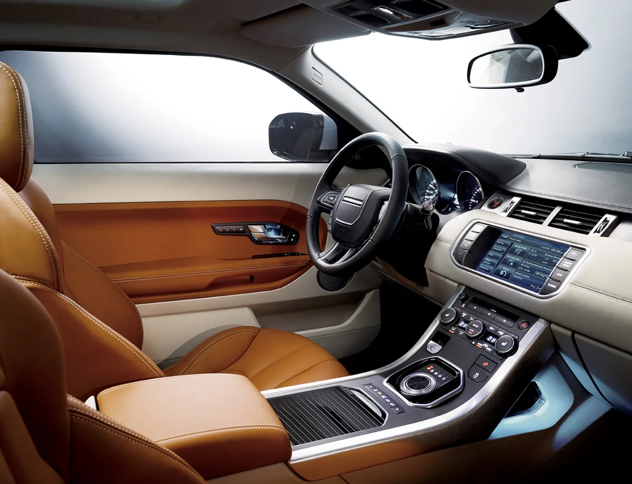 The Range Rover Evoque's interior