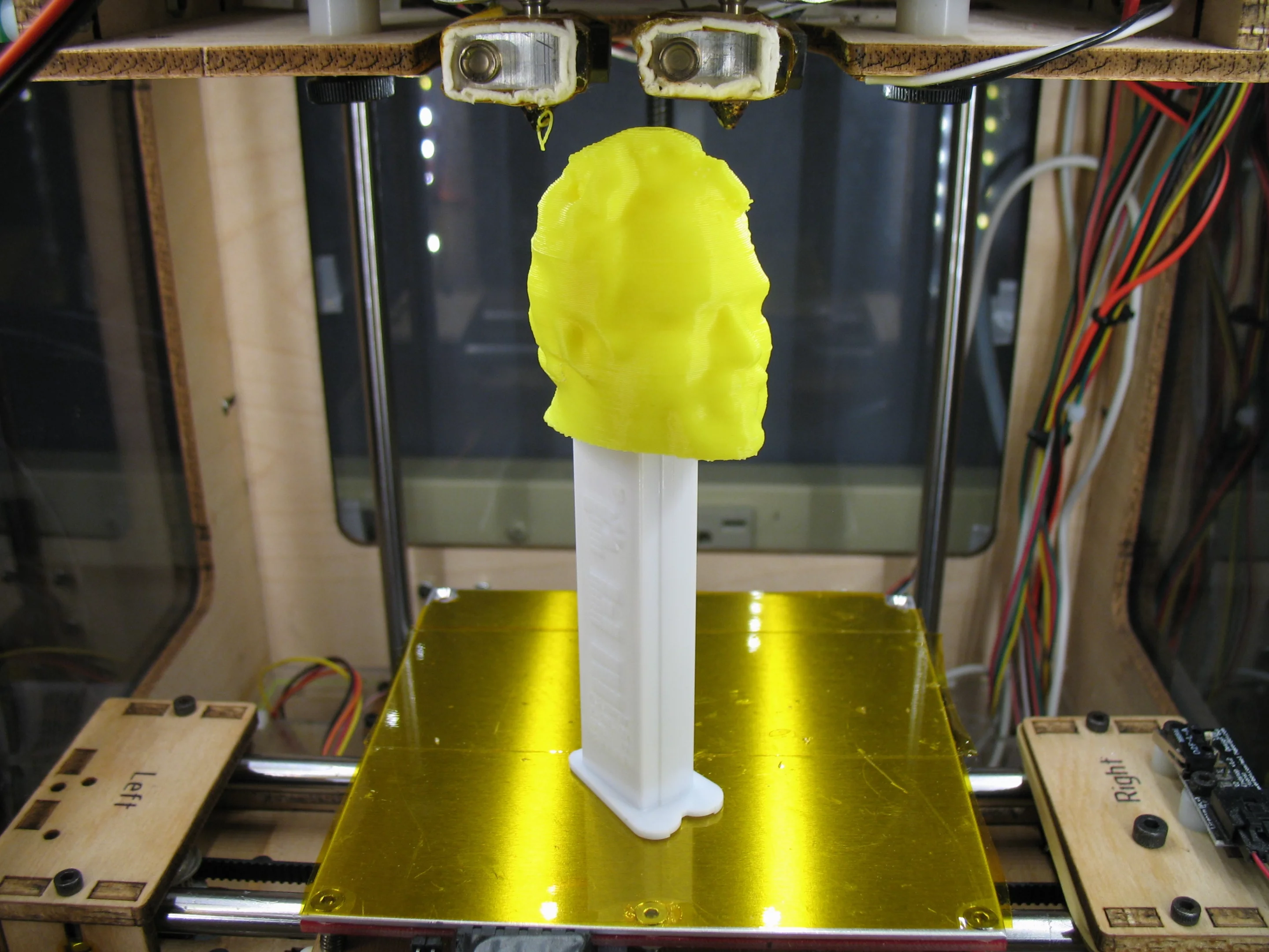 A 3D-printing enthusiast named Tony Buser had previously made an impressive batch of personalized Pez dispensers, so Hot Pop Factory set to work using some similar methods
