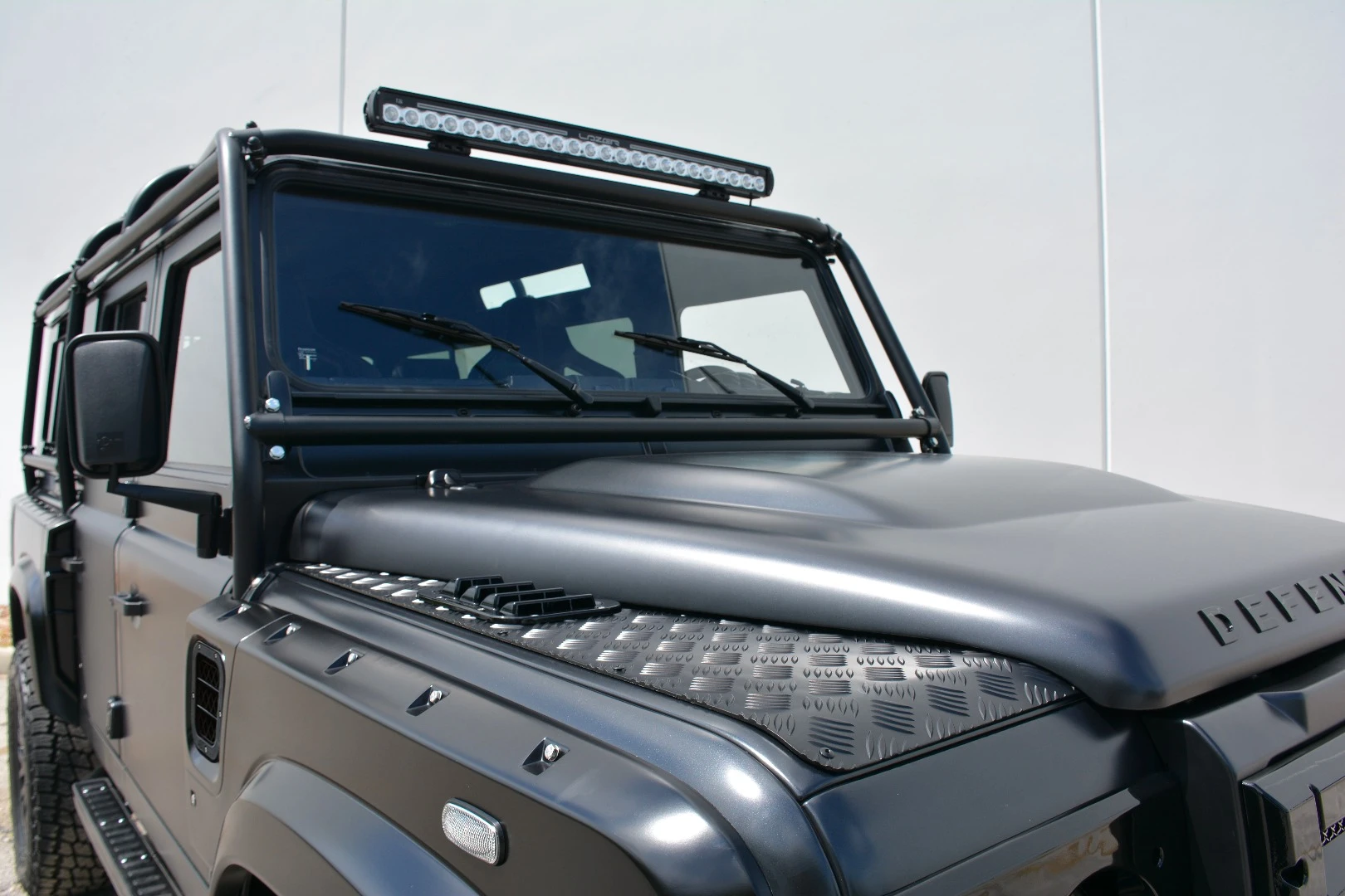East Coast Defender stripped the 1985 Defender down and built it back up into the Beast
