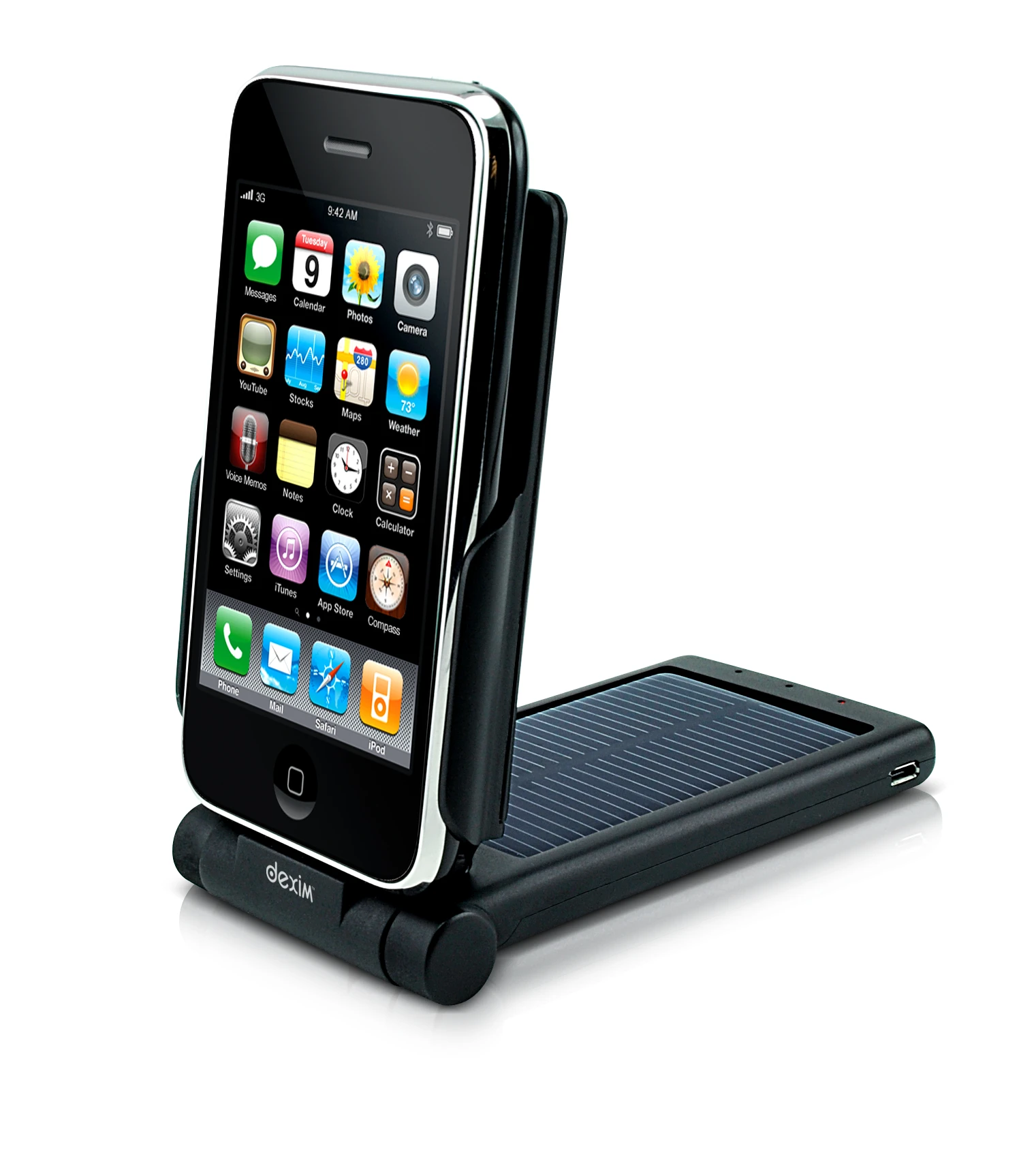 Dexim's solar-powered P-Flip power pack was launched at CES 2010
