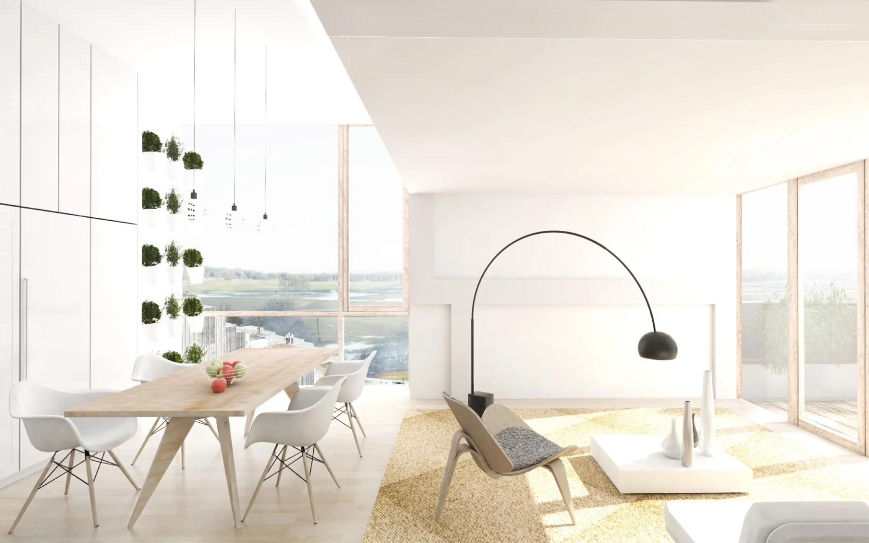 Each apartment at 79 & Park has a kitchen and a terrace with views of the park
