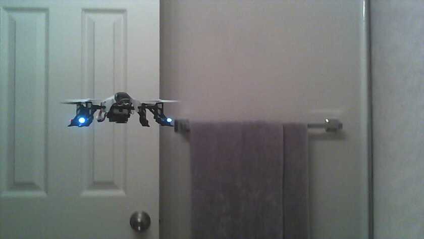 This shot of the V-Cam taking a selfie is the culmination of several hours worth of flight time