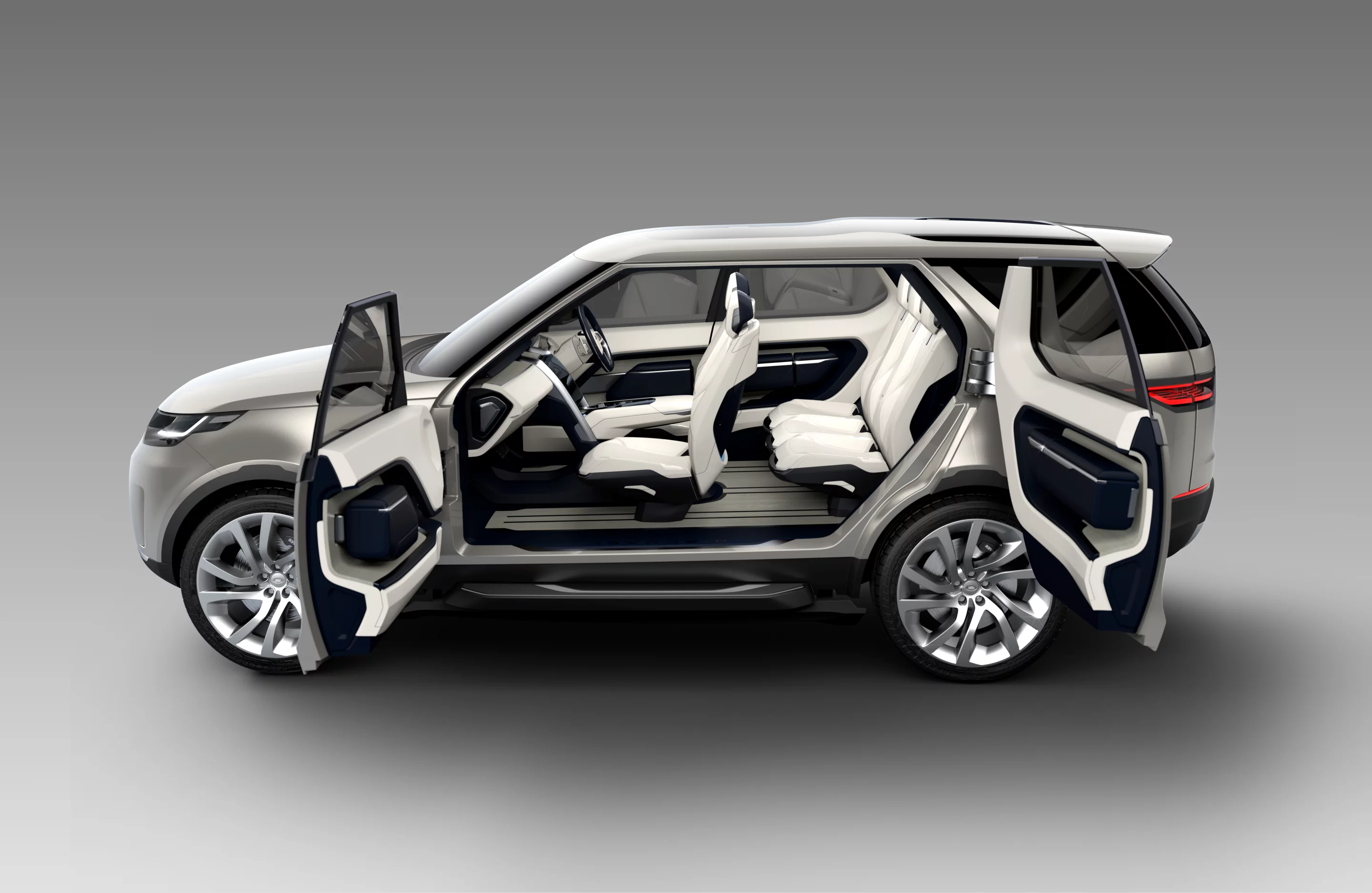 The Land Rover Discovery Vision concept doors