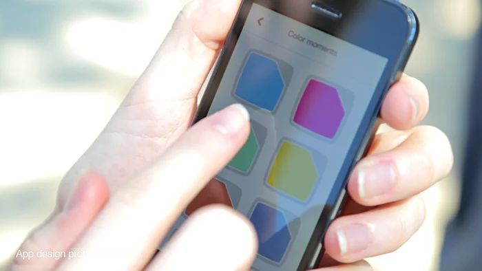 The app will let you know which color codes to use, from several major paint brands